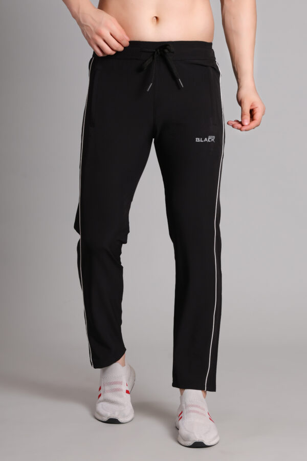 REGULAR FIT ONLY BLACK TRACK PANT - Image 6