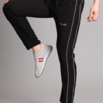 REGULAR FIT ONLY BLACK TRACK PANT