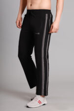 STRAIGHT FIT ONLY BLACK TRACK PANT