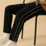 REGULAR FIT ONLY BLACK TRACK PANT
